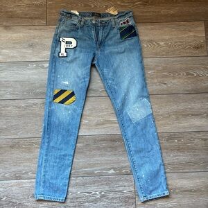 New Polo Ralph Lauren Patch Jeans
